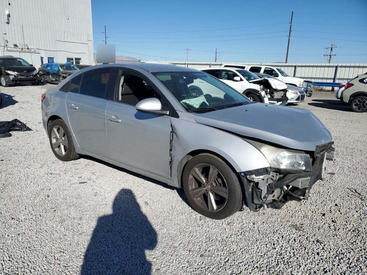 2013 Chevrolet Cruze VIN 1G1PE5SB1D7219440 Copart auction photo, front end / side damage thumbnail 4