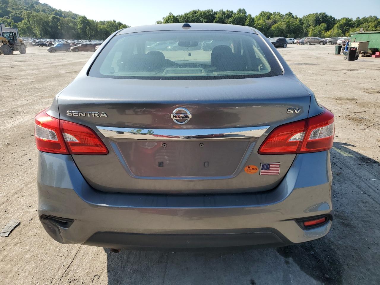 2017 Nissan Sentra VIN 3N1AB7AP8HY273923 Copart auction photo, front end / rear end damage thumbnail 6