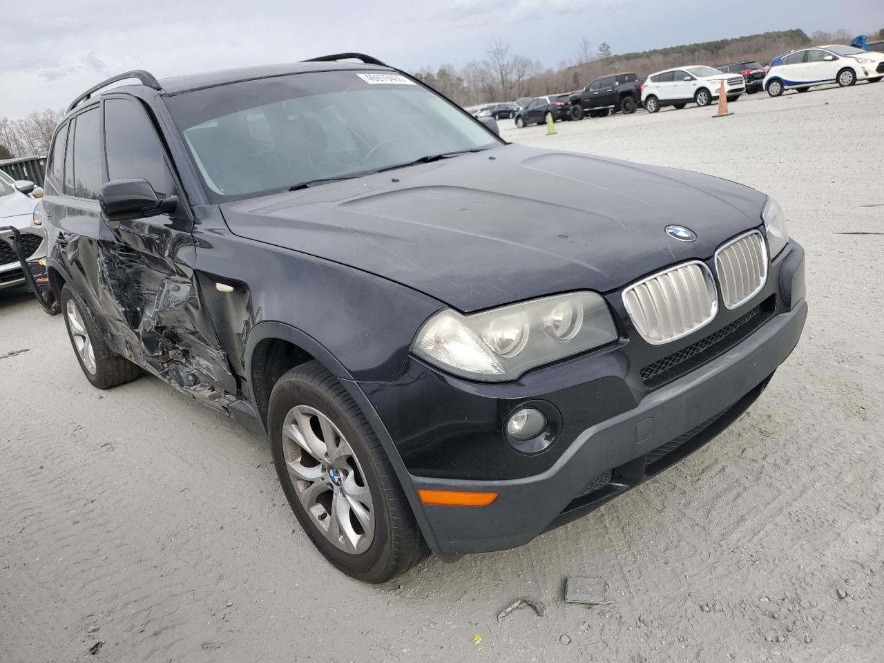 2009 BMW X3 VIN WBXPC93499WJ25696 Copart auction photo, side damage thumbnail 4