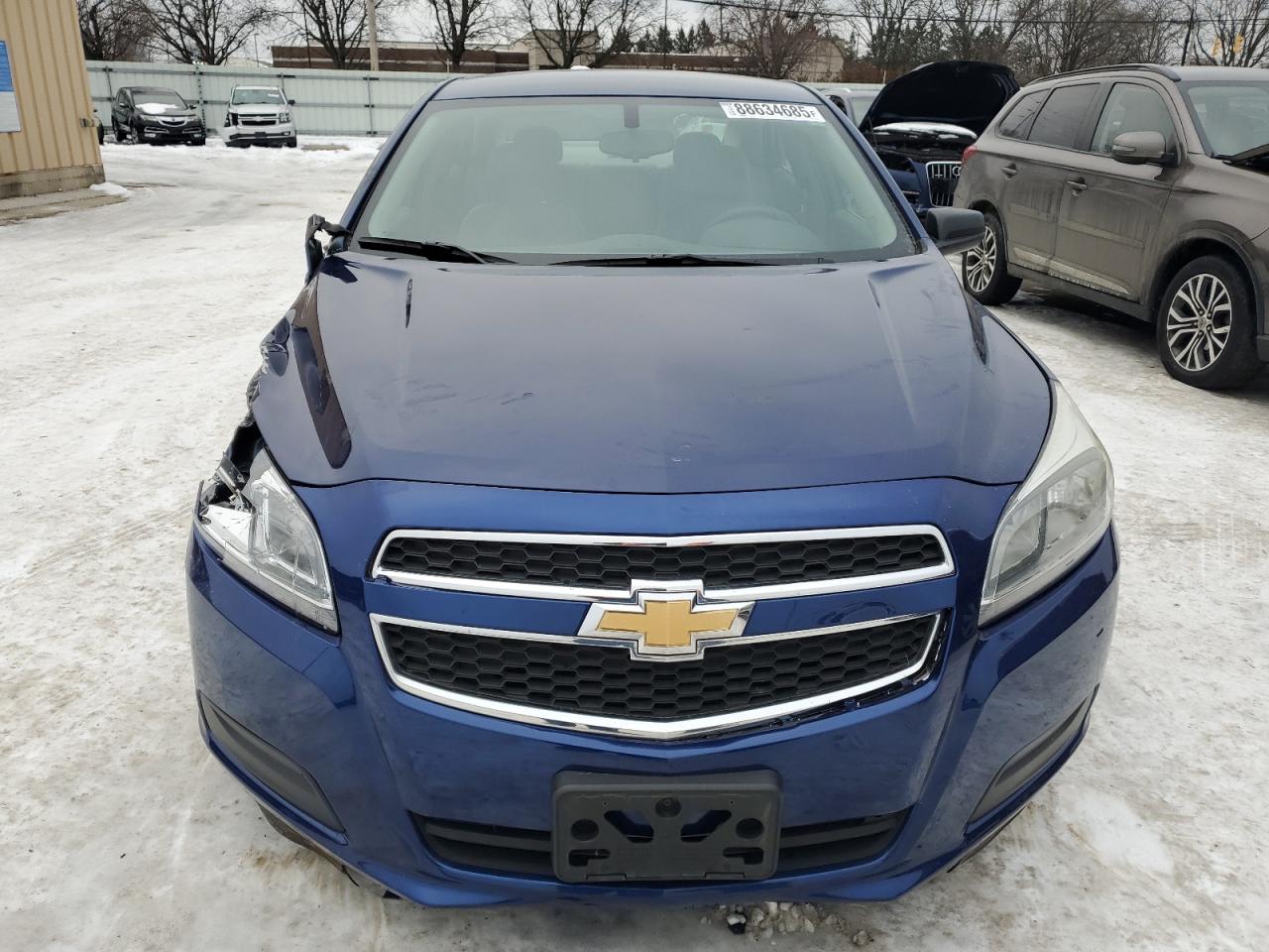2013 Chevrolet Malibu VIN 1G11B5SA1DU117482 Copart auction photo, front end / side damage thumbnail 5