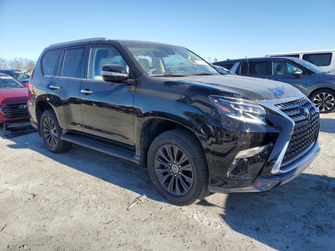2021 Lexus GX VIN JTJAM7BX8M5278954 Copart auction photo, side damage thumbnail 4