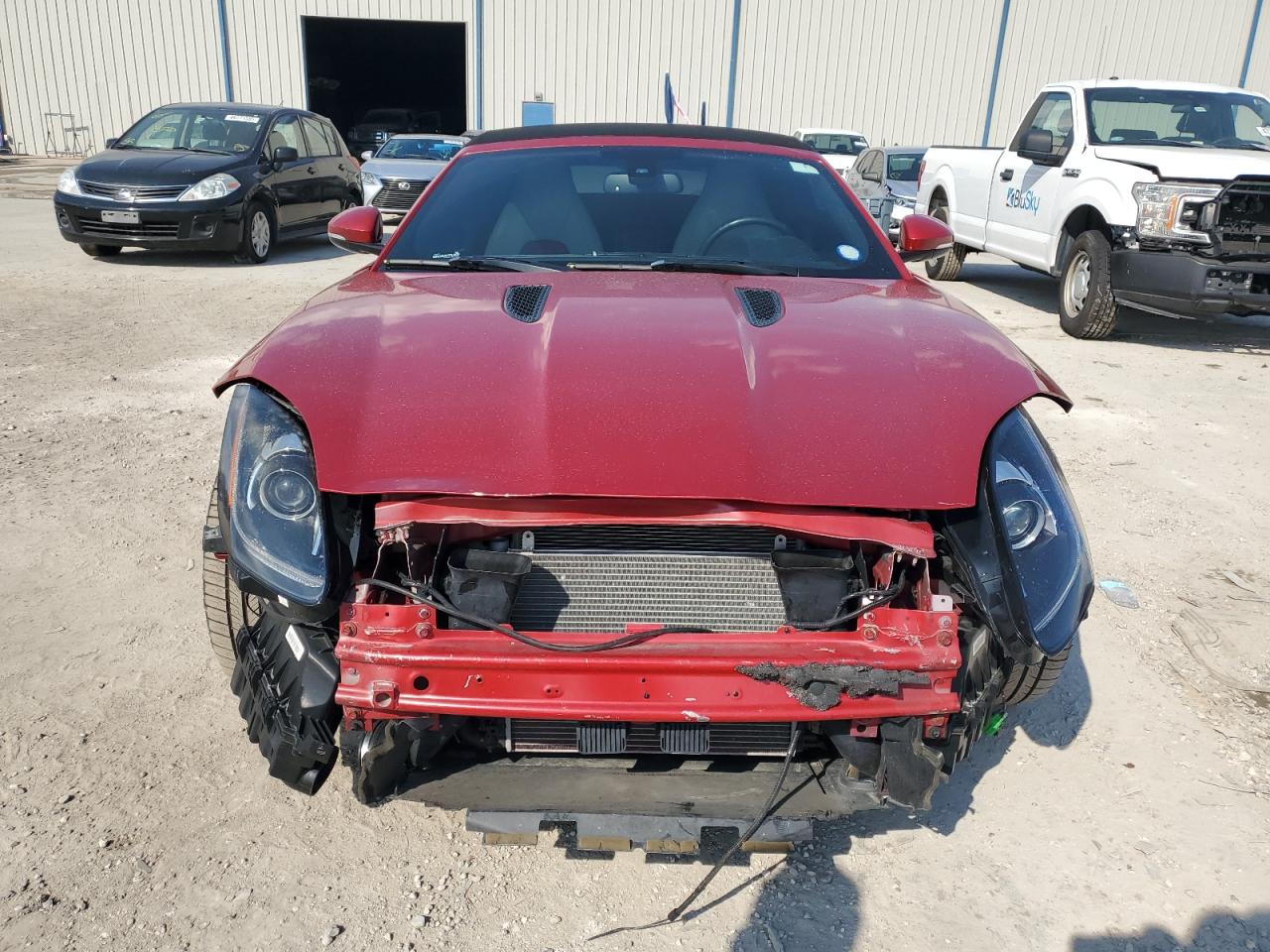 2016 Jaguar F-Type VIN SAJWA6ETXG8K31501 Copart auction photo, front end damage thumbnail 5