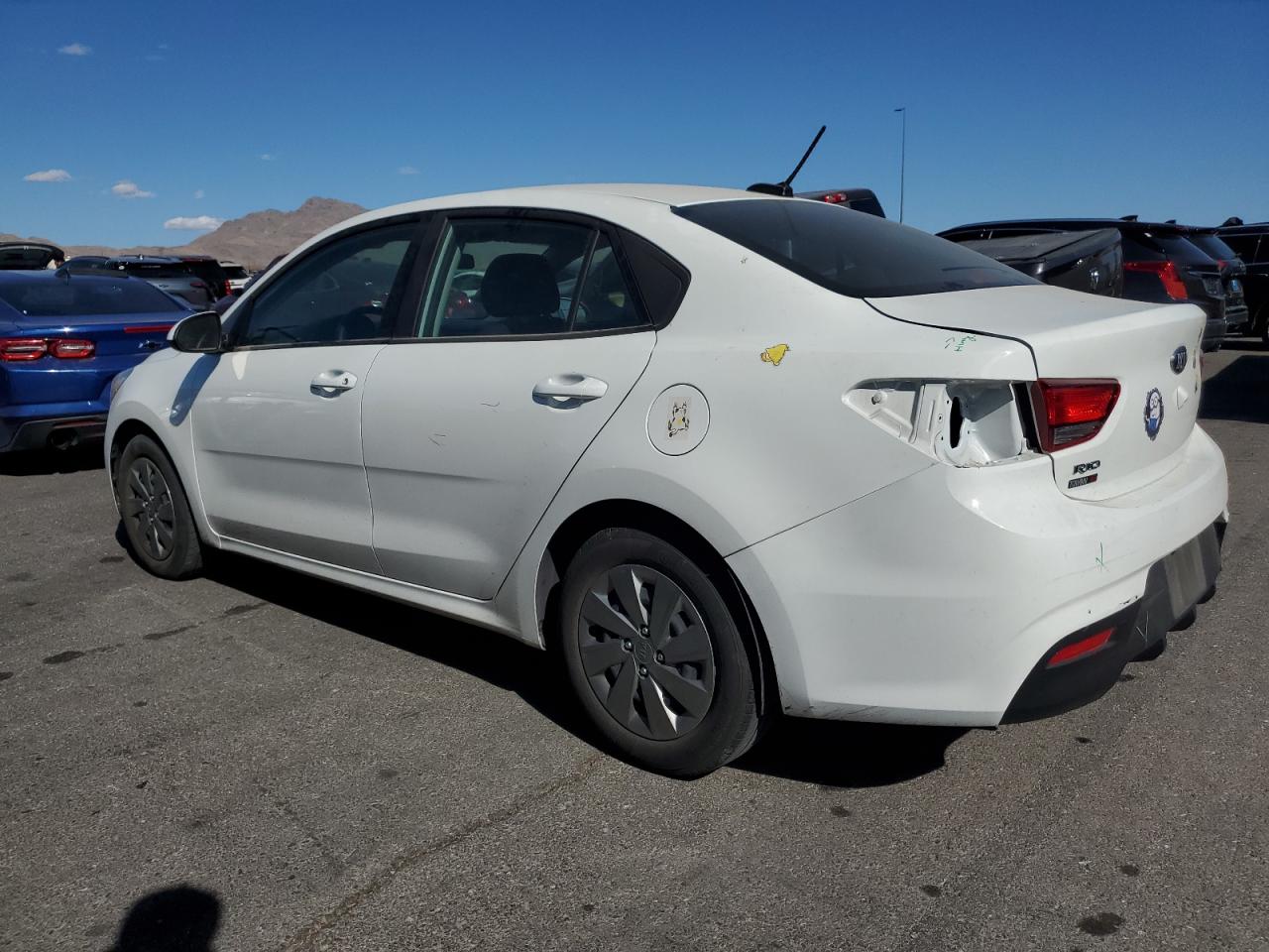 2020 KIA Rio VIN 3KPA24AD1LE343774 Copart auction photo, rear end damage thumbnail 2
