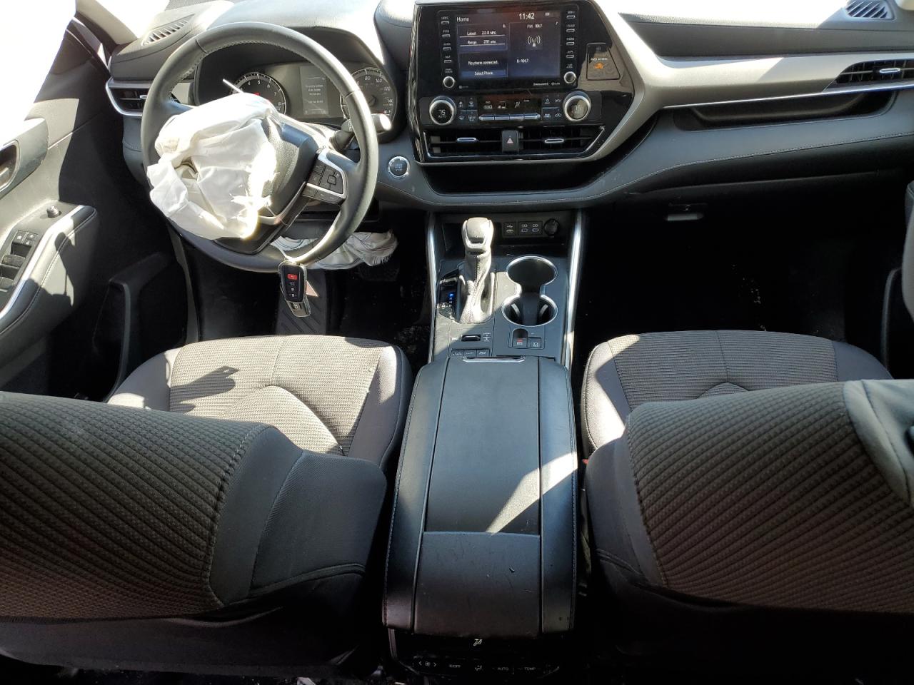 2022 Toyota Highlander VIN 5TDBZRBHXNS251845 Copart auction photo, front end / undercarriage damage thumbnail 8