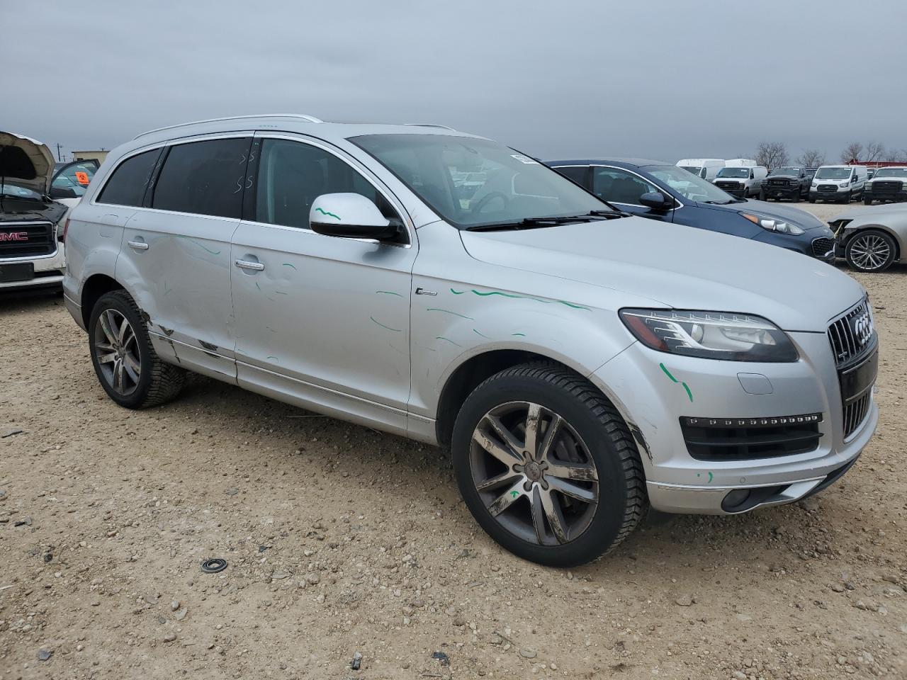 2015 Audi Q7 VIN WA1LGAFE7FD001031 Copart auction photo, side / minor dent/scratches damage thumbnail 4