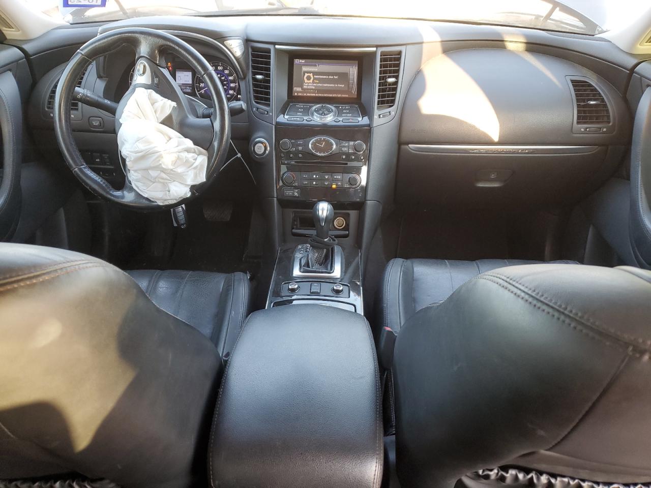 2016 Infiniti QX70 VIN JN8CS1MU1GM672005 Copart auction photo, front end / all over damage thumbnail 8