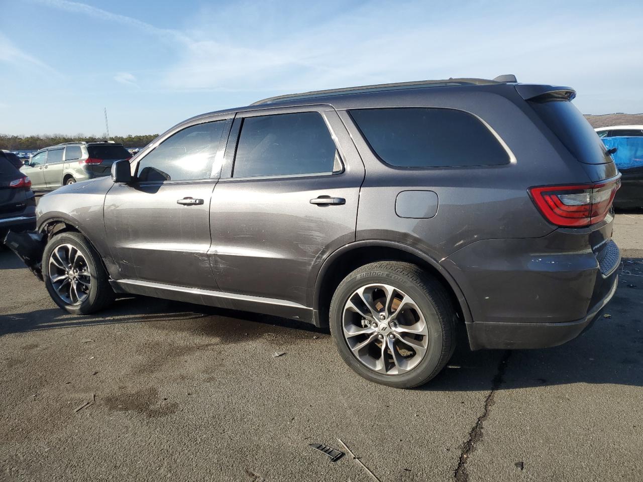 2020 Dodge Durango VIN 1C4RDJDG2LC162899 Copart auction photo, side / front end damage thumbnail 2