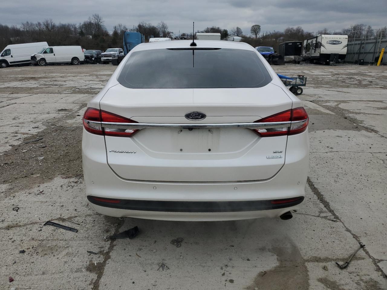 2018 Ford Fusion VIN 3FA6P0HD7JR190528 Copart auction photo, normal wear damage thumbnail 6