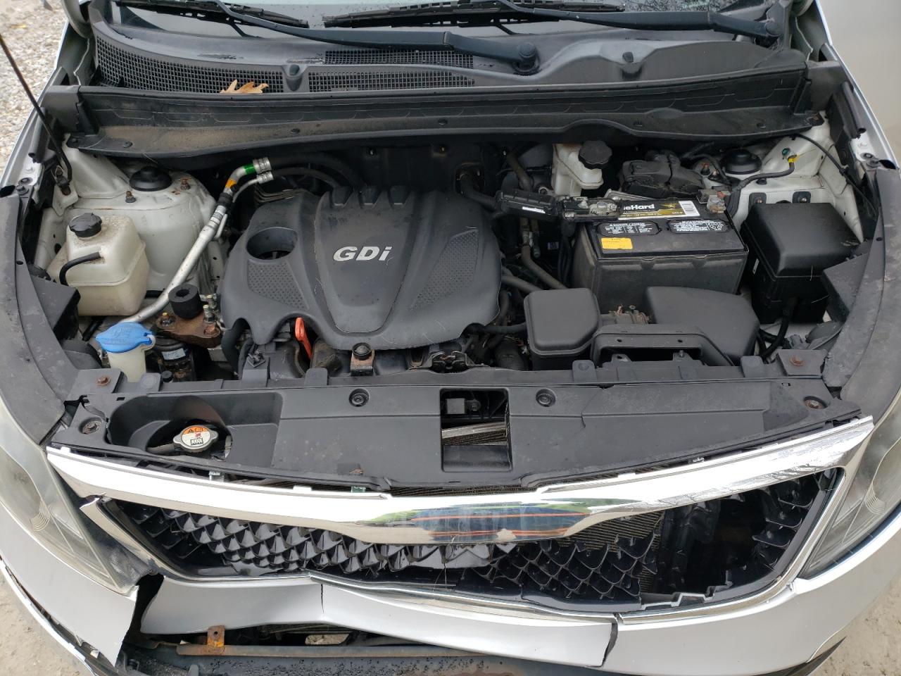2016 KIA Sportage VIN KNDPBCAC5G7801222 Copart auction photo, undercarriage / front end damage thumbnail 12