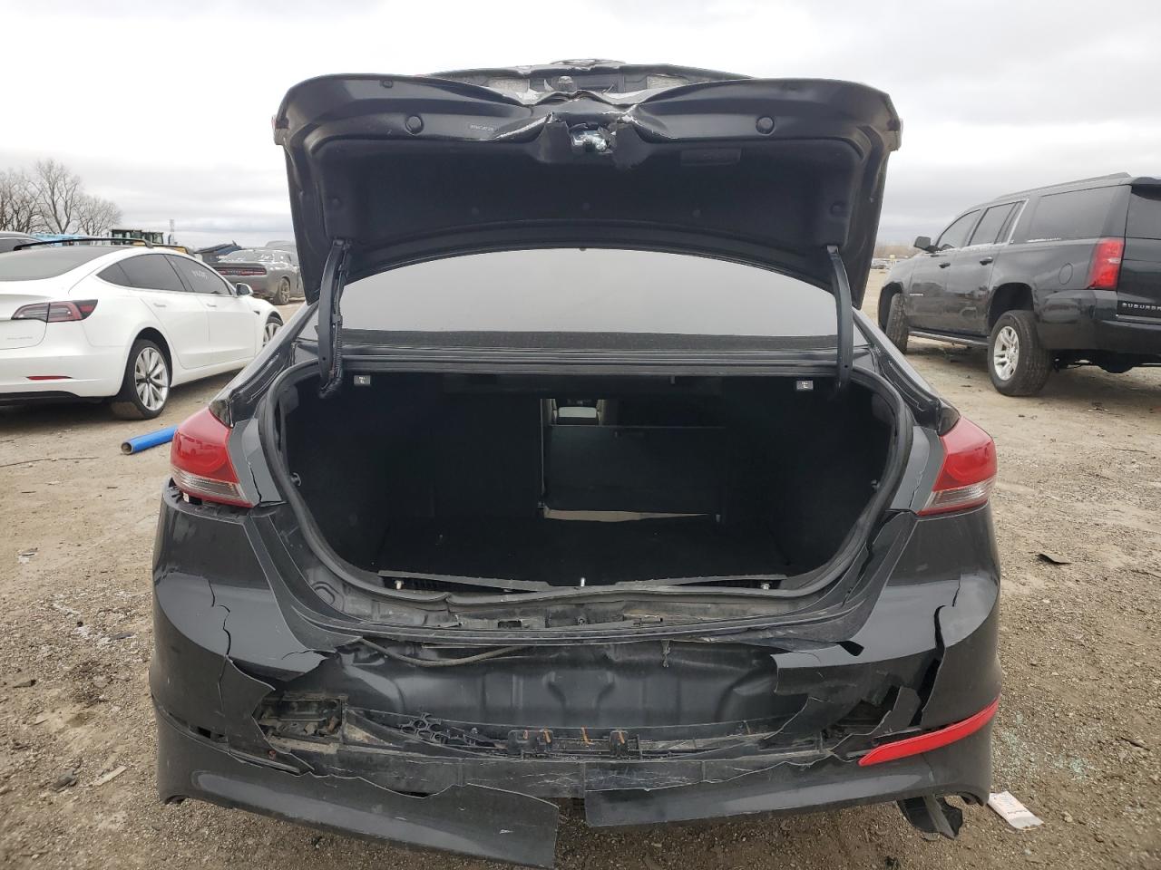 2018 Hyundai Elantra VIN 5NPD84LF2JH230290 Copart auction photo, rear end damage thumbnail 6