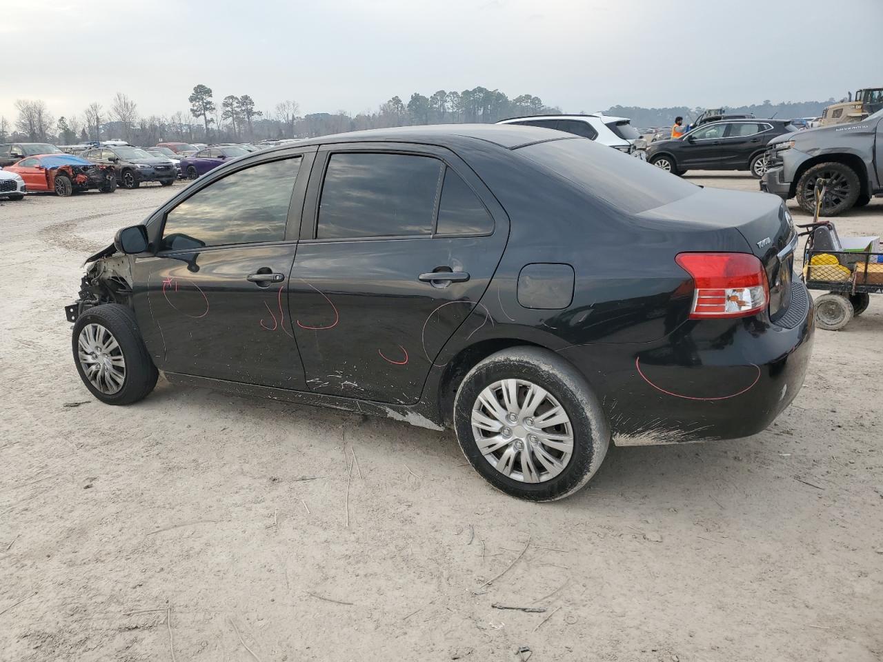2008 Toyota Yaris VIN JTDBT923784040625 Copart auction photo, front end / minor dent/scratches damage thumbnail 2