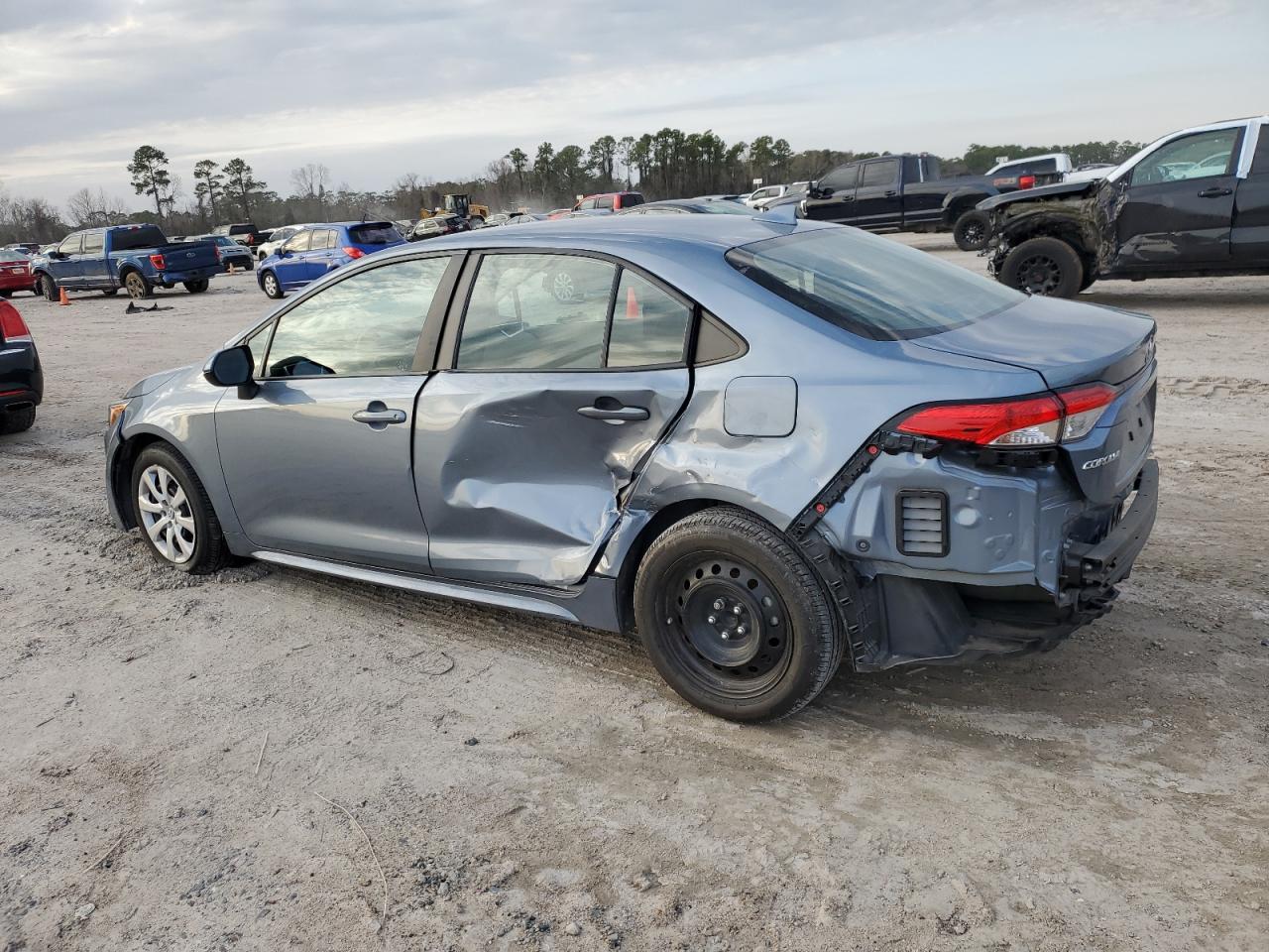2022 Toyota Corolla VIN 5YFEPMAE5NP381974 Copart auction photo, all over / rear end damage thumbnail 2