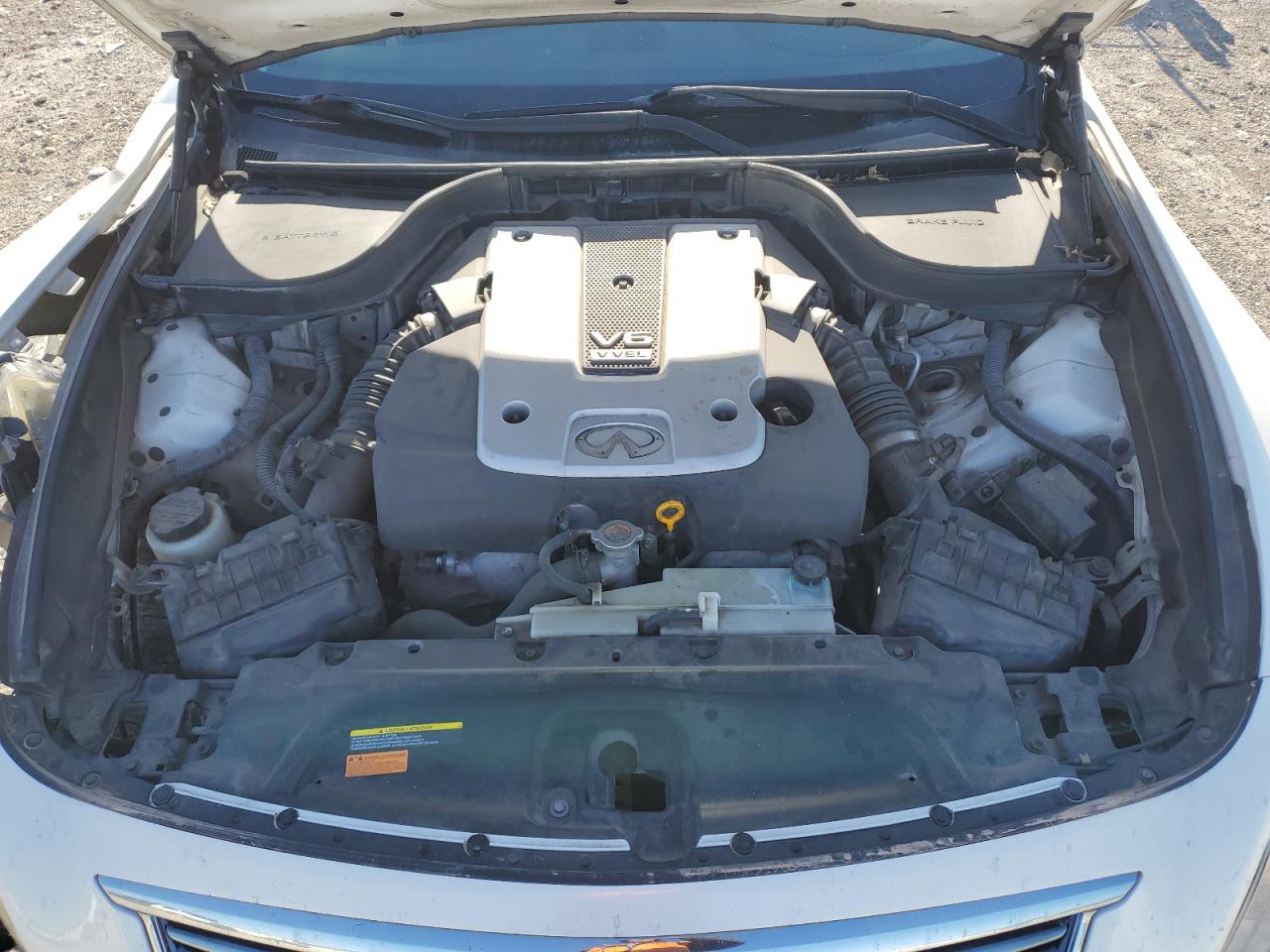 2013 Infiniti G VIN JN1CV6AP9DM721867 Copart auction photo, front end / side damage thumbnail 12