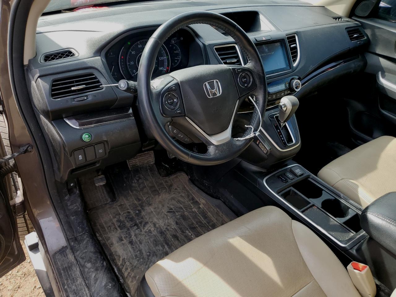 2015 Honda CR-V VIN 2HKRM4H77FH646796 Copart auction photo, front end / side damage thumbnail 8