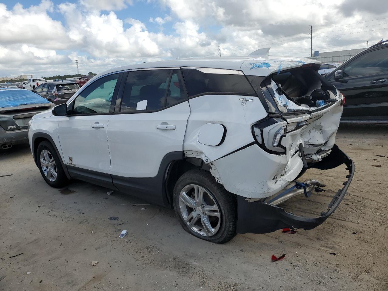 2018 GMC Terrain VIN 3GKALMEVXJL279036 Copart auction photo, rear end damage thumbnail 2