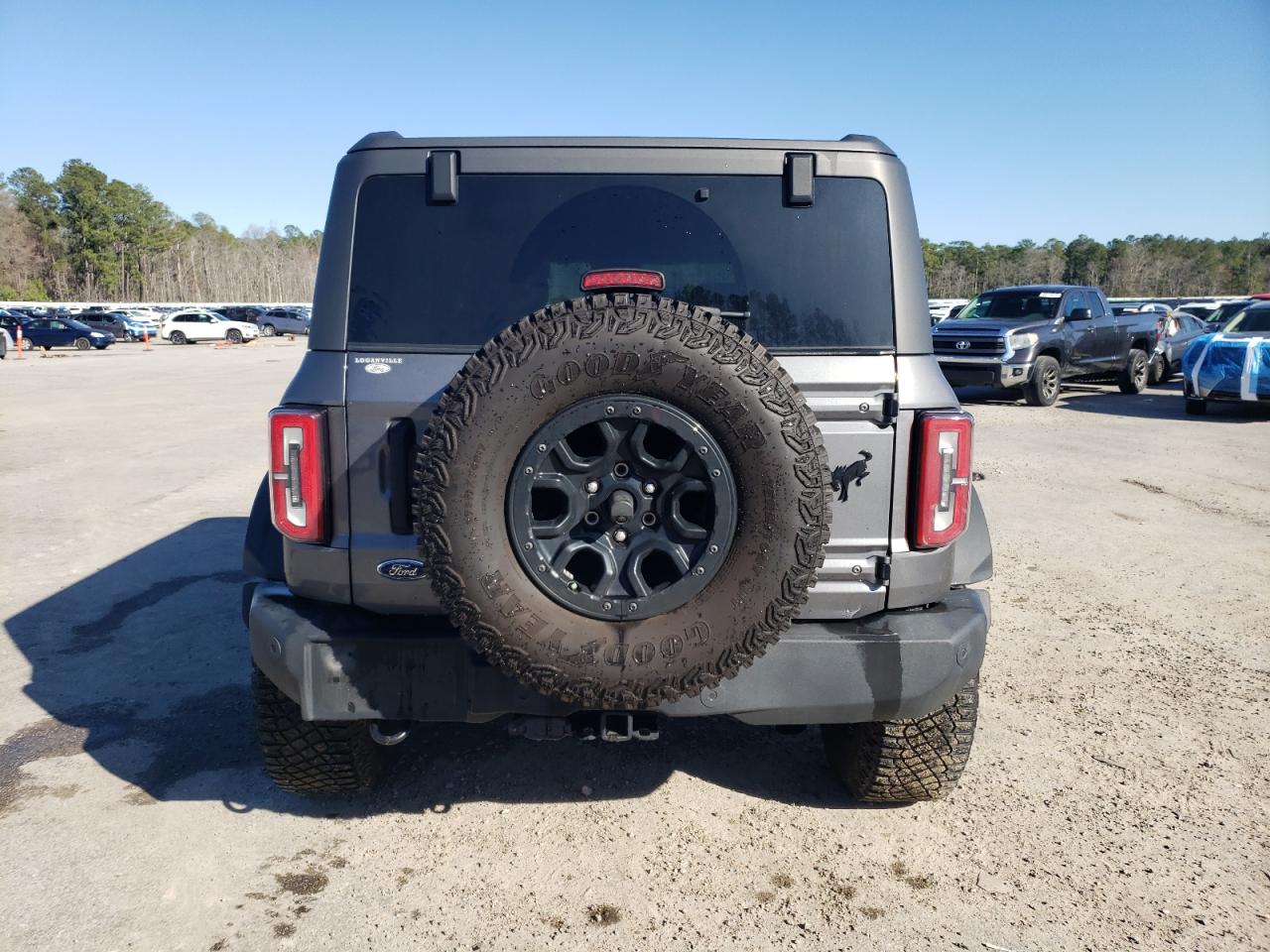 2023 Ford Bronco VIN 1FMEE5DP0PLB62405 Copart auction photo, front end damage thumbnail 6