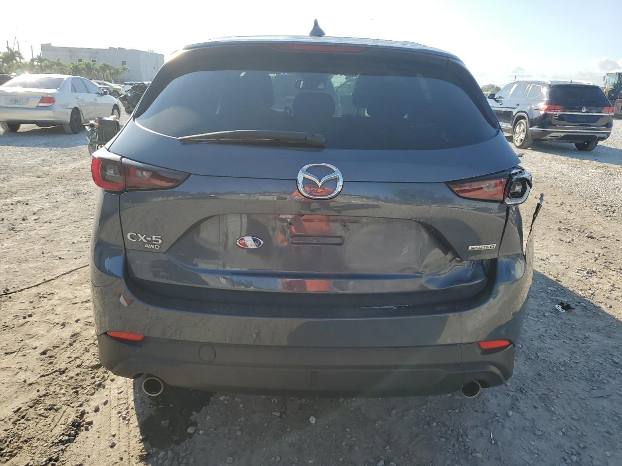 2023 Mazda CX-5 VIN JM3KFBCM9P0173356 Copart auction photo, rear end damage thumbnail 6