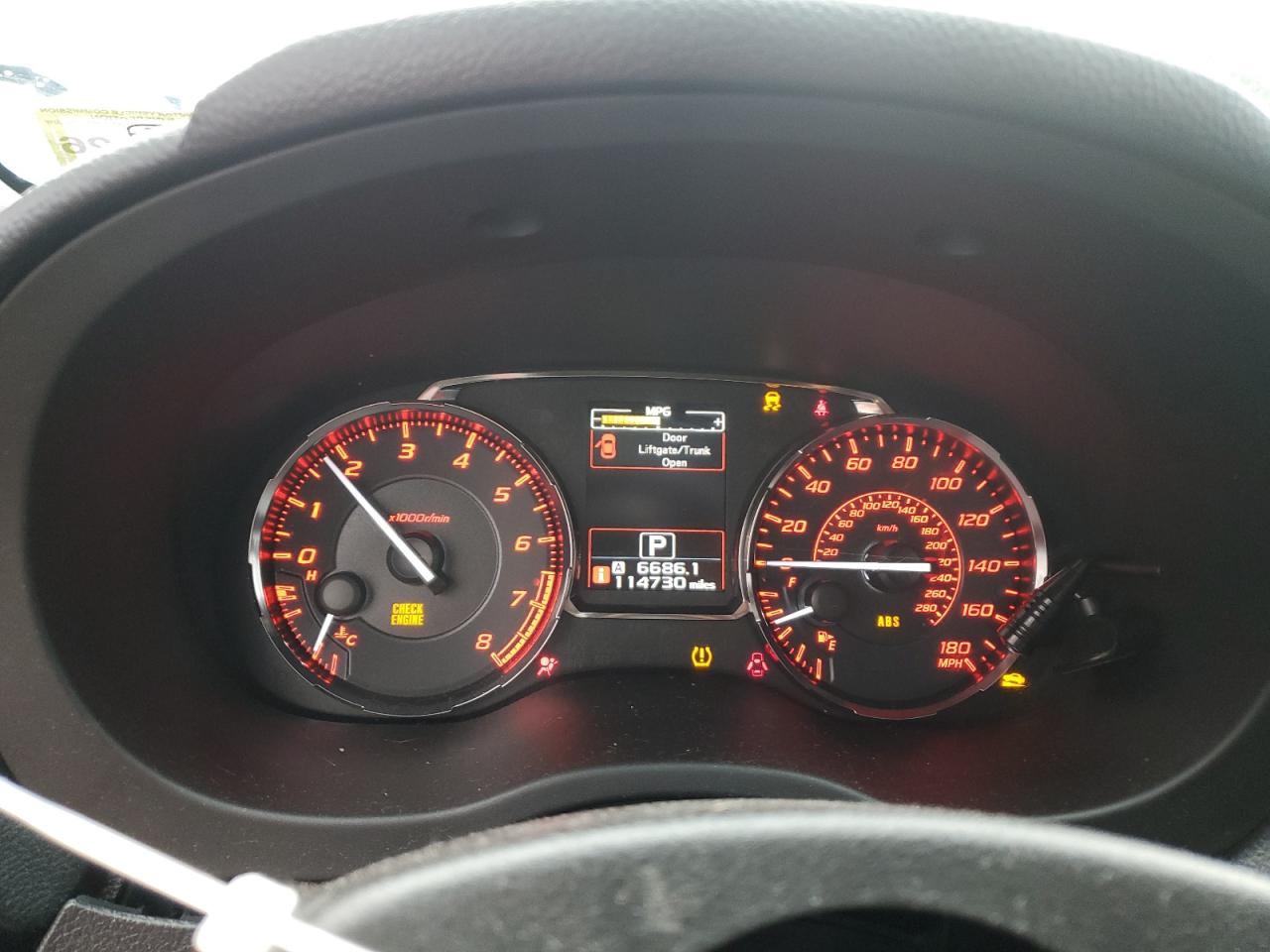2015 Subaru WRX VIN JF1VA1D63F8828230 Copart auction photo, rear end / front end damage thumbnail 9