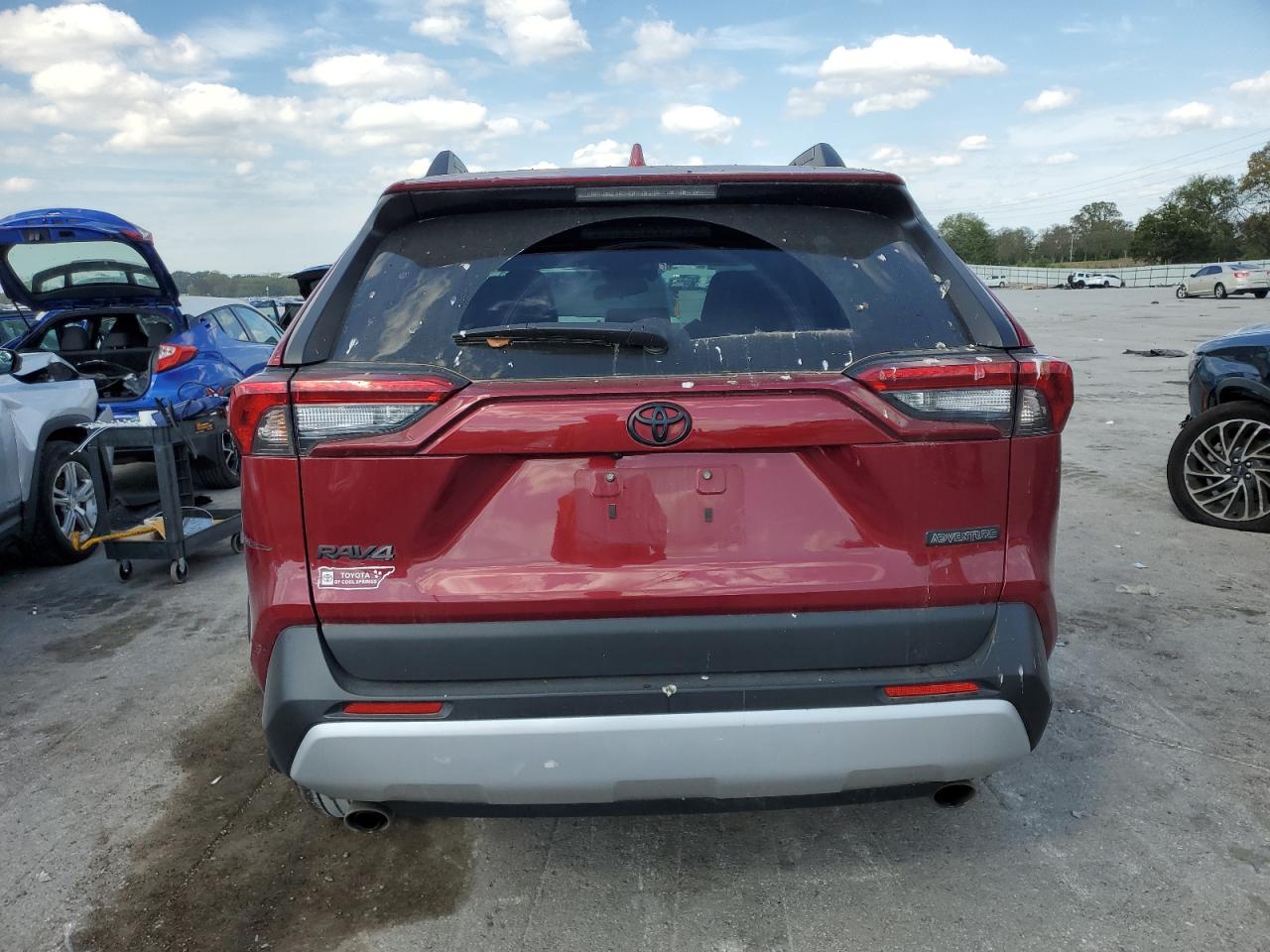 2022 Toyota RAV 4 VIN 2T3J1RFV7NW307967 Copart auction photo, all over damage thumbnail 6