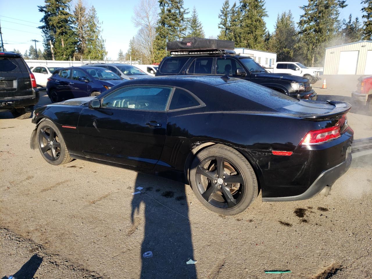 2014 Chevrolet Camaro VIN 2G1FB1E33E9267457 Copart auction photo, front end damage thumbnail 2