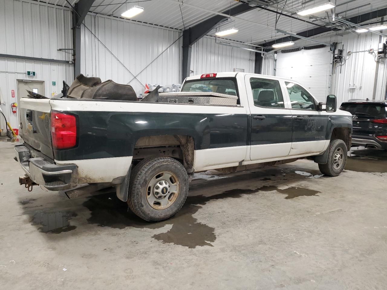 2017 Chevrolet Silverado VIN 1GC1KUEG5HF195775 Copart auction photo, front end / side damage thumbnail 3