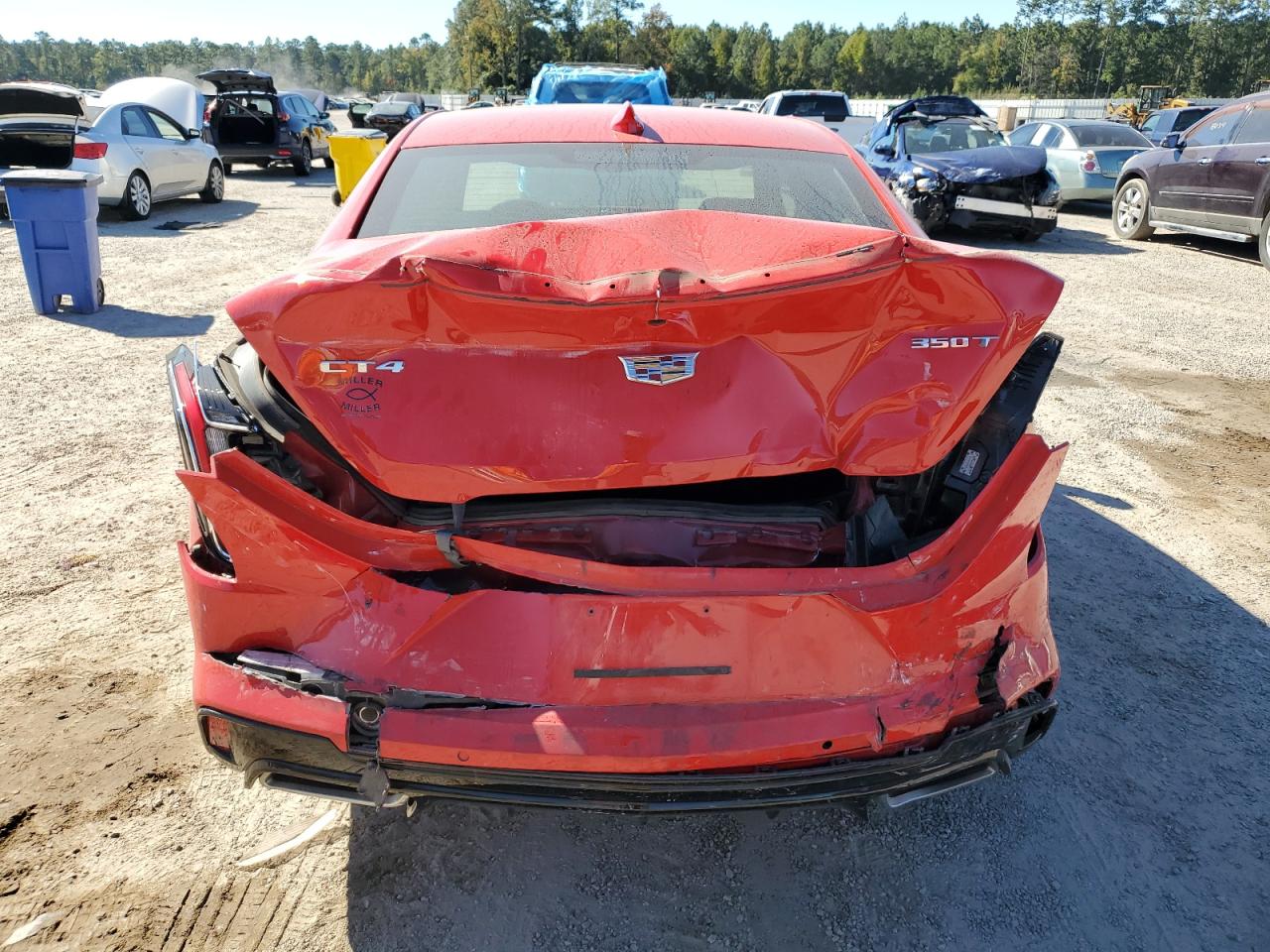 2020 Cadillac CT4 VIN 1G6DC5RK7L0152925 Copart auction photo, rear end damage thumbnail 6