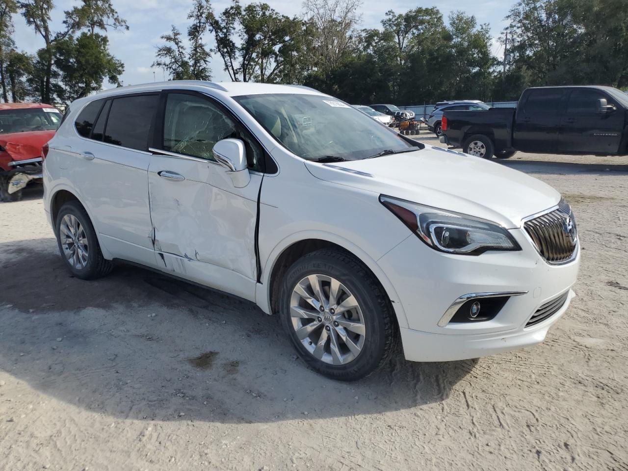 2017 Buick Envision VIN LRBFXBSAXHD236648 Copart auction photo, side / minor dent/scratches damage thumbnail 4