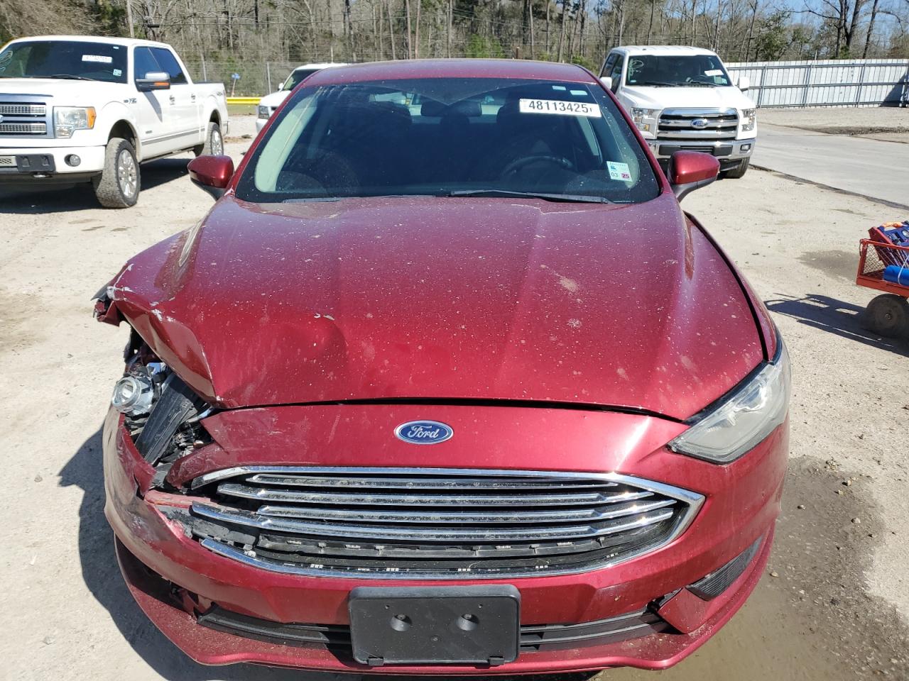2018 Ford Fusion VIN 3FA6P0HD1JR180500 Copart auction photo, front end damage thumbnail 5
