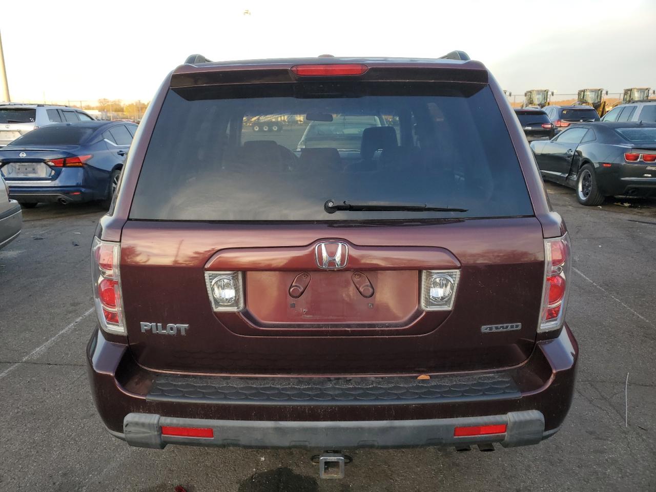 2008 Honda Pilot VIN 5FNYF183X8B048947 Copart auction photo, front end damage thumbnail 6