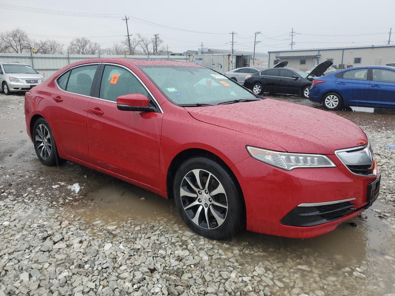 2017 Acura TLX VIN 19UUB1F3XHA003742 Copart auction photo, side damage thumbnail 4
