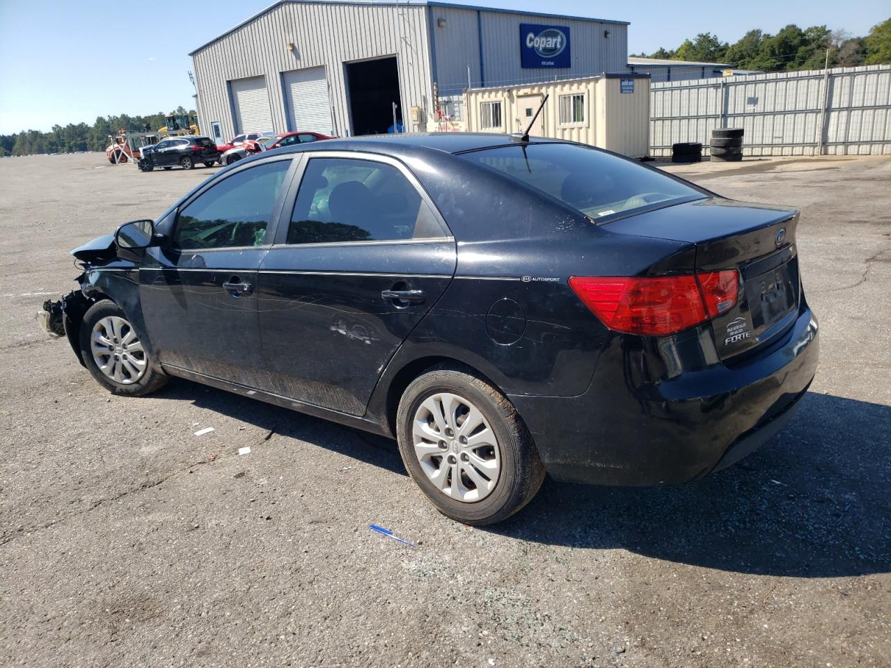 2012 KIA Forte VIN KNAFU4A25C5644703 Copart auction photo, front end / side damage thumbnail 2