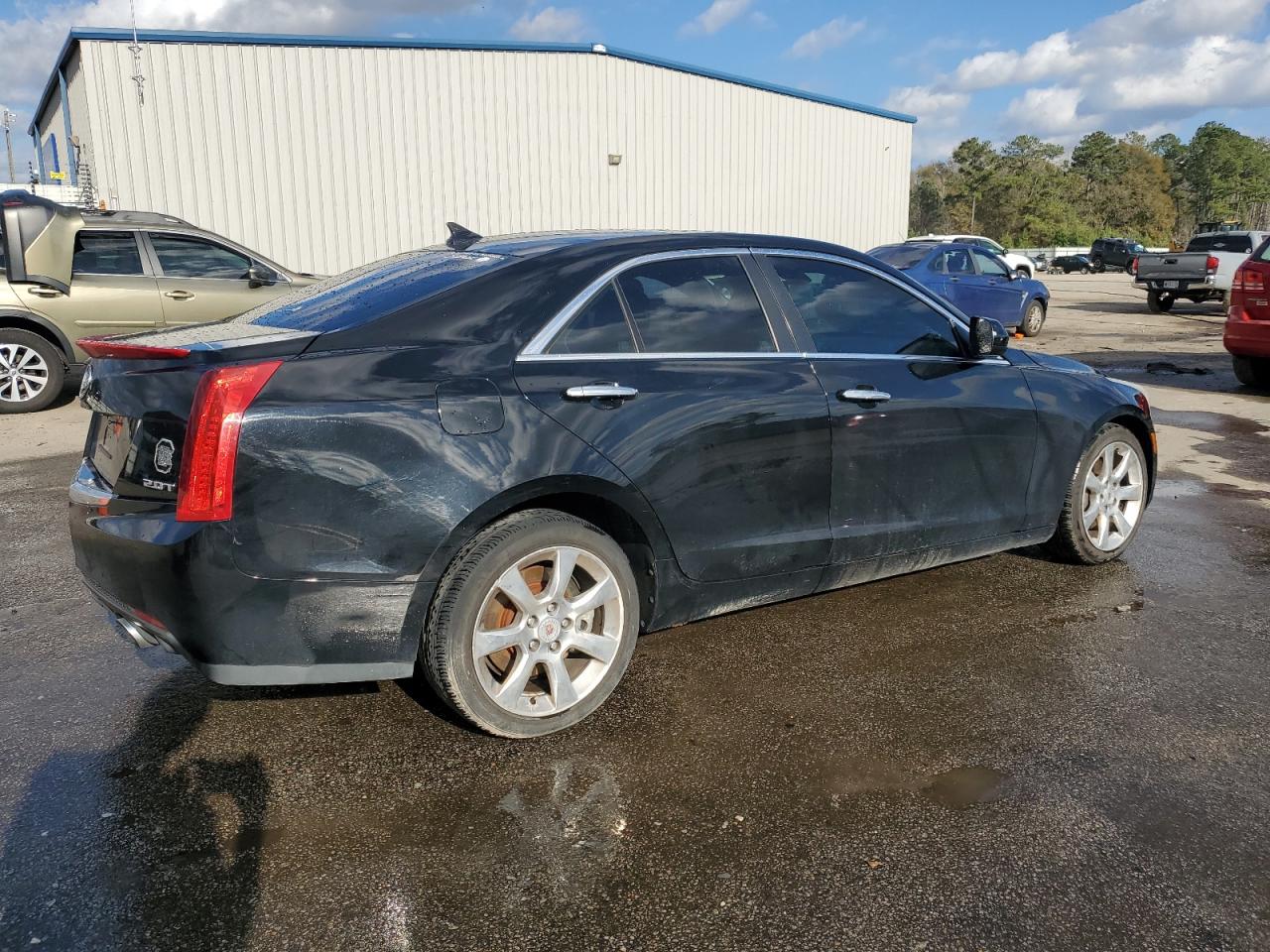 2013 Cadillac ATS VIN 1G6AG5RXXD0164605 Copart auction photo, front end / side damage thumbnail 3