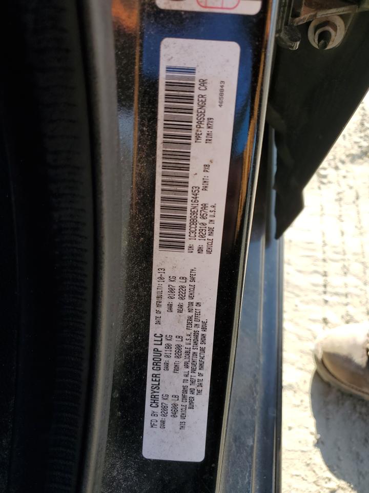 2014 Chrysler 200 VIN 1C3CCBBG9EN164453 Copart auction photo, front end damage thumbnail 12