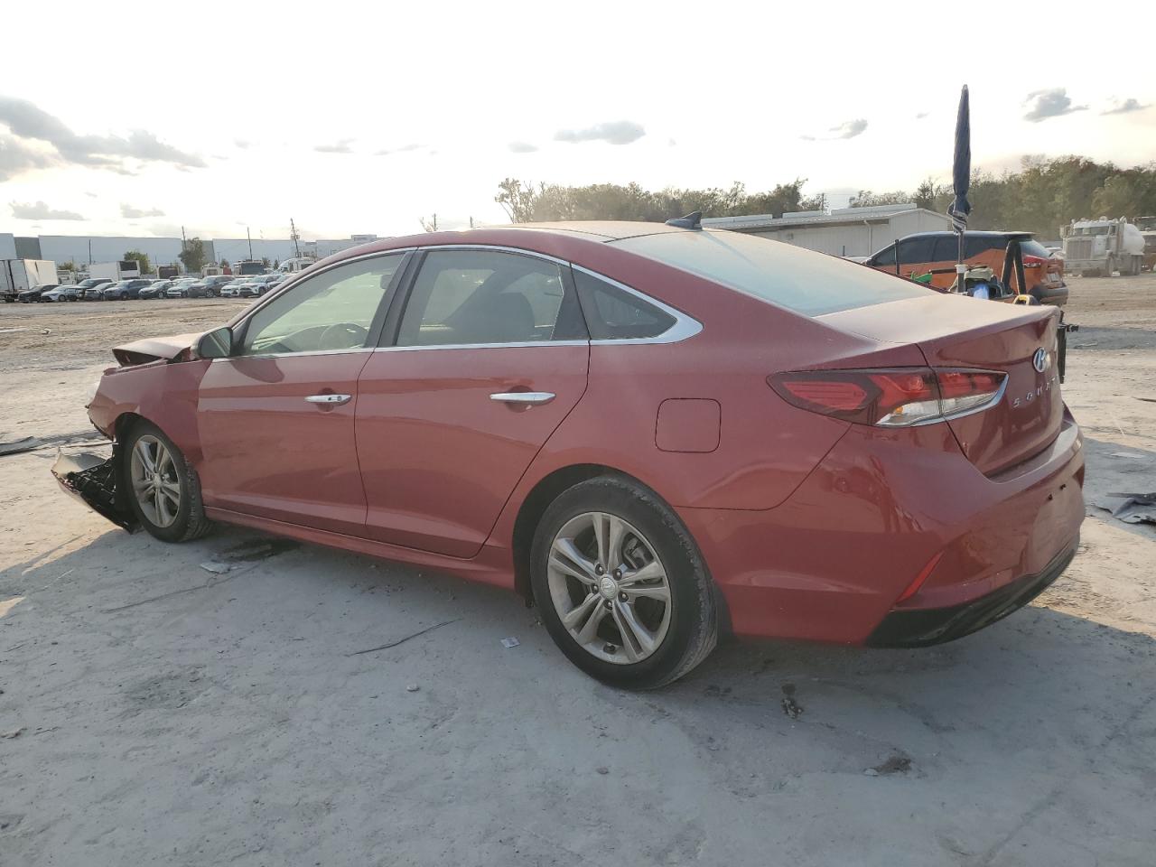 2019 Hyundai Sonata VIN 5NPE34AF6KH814344 Copart auction photo, front end damage thumbnail 2
