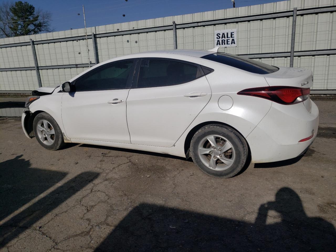 2015 Hyundai Elantra VIN 5NPDH4AE6FH553419 Copart auction photo, front end damage thumbnail 2