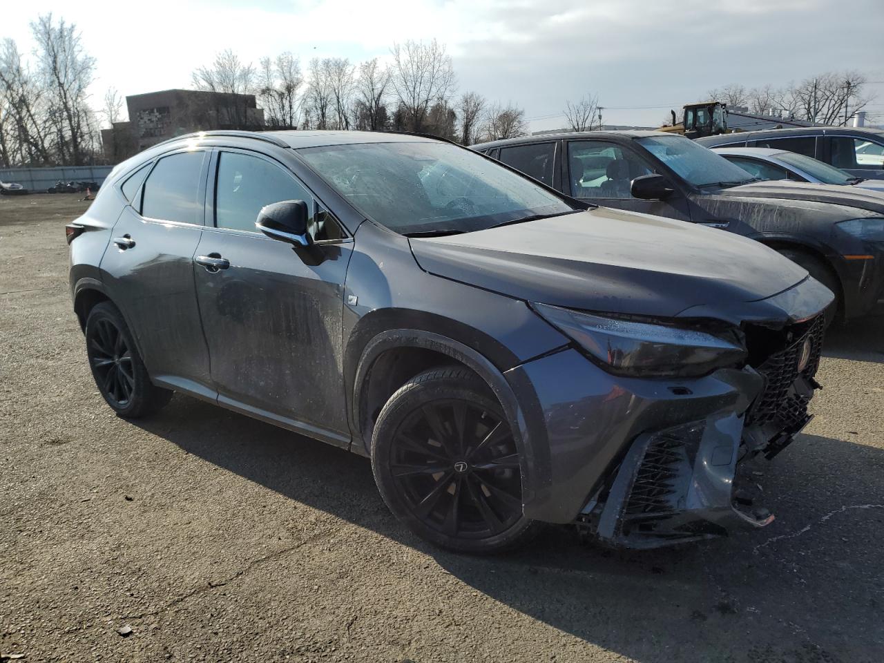 2022 Lexus NX VIN 2T2KGCEZ9NC003484 Copart auction photo, all over damage thumbnail 4