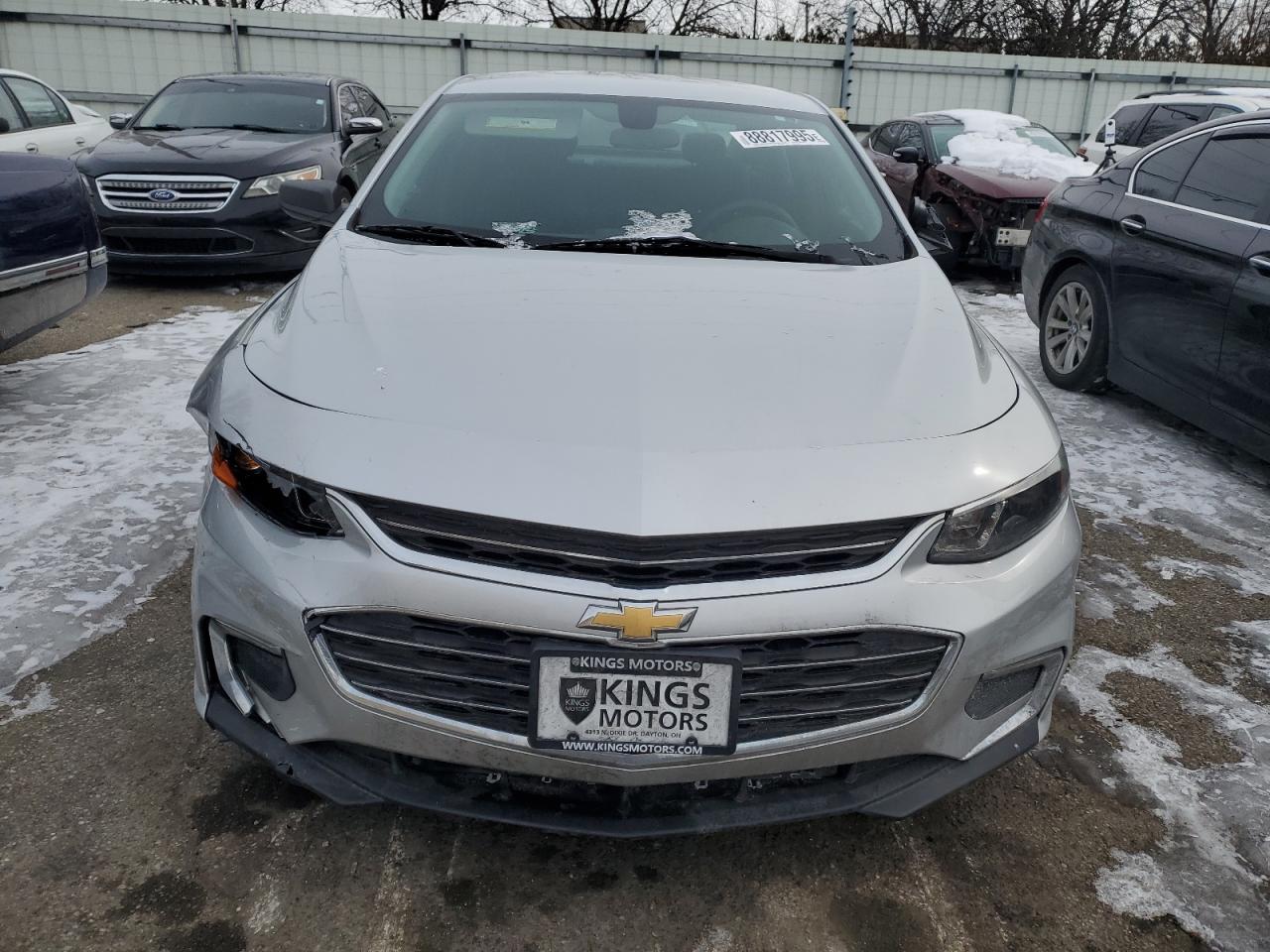 2017 Chevrolet Malibu VIN 1G1ZB5STXHF137499 Copart auction photo, front end / rear end damage thumbnail 5