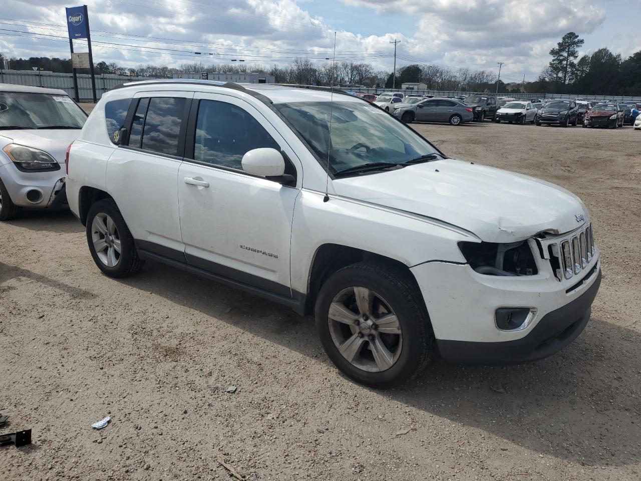 2015 Jeep Compass VIN 1C4NJCEA4FD210141 Copart auction photo, front end damage thumbnail 4