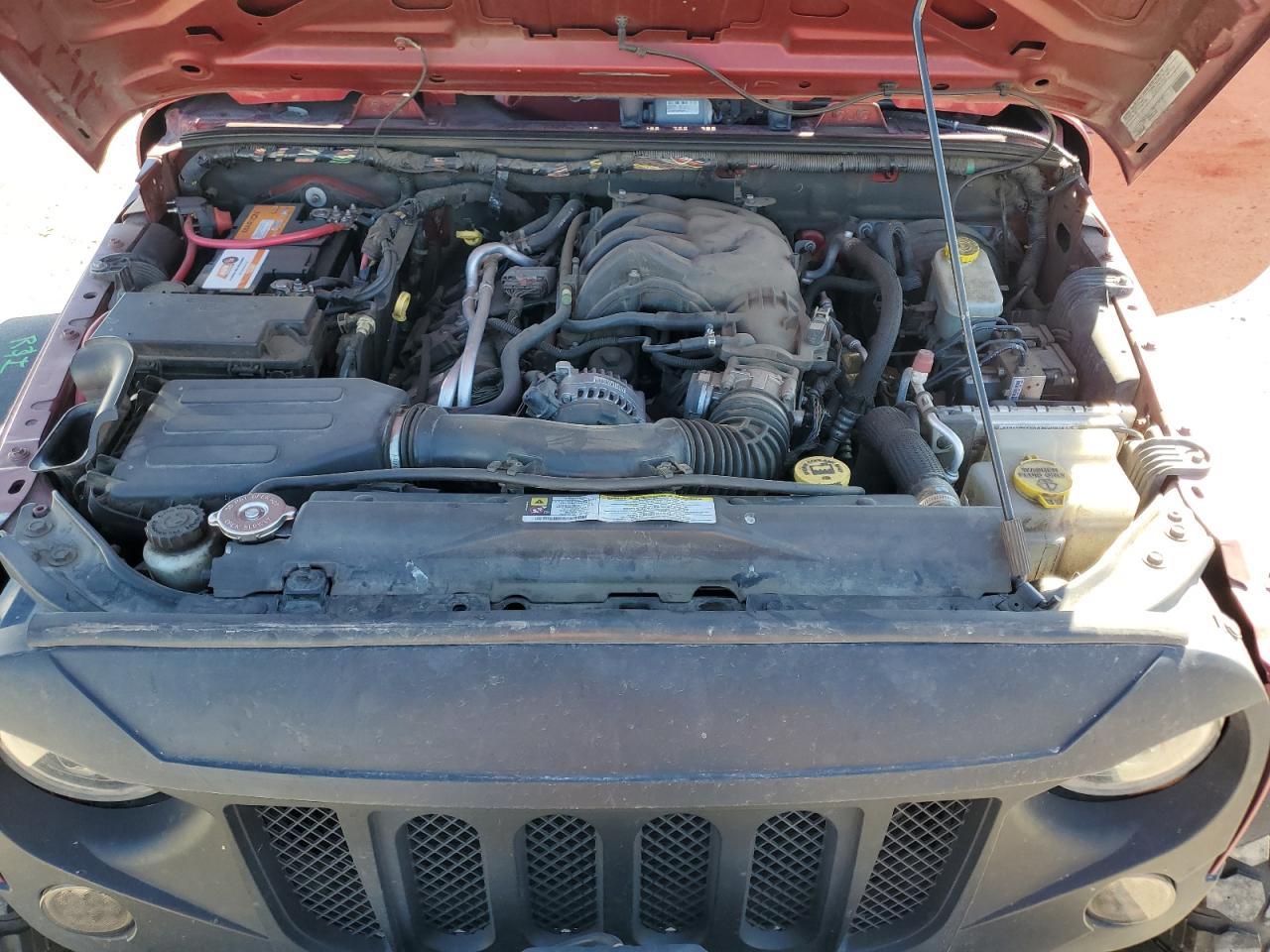 2012 Jeep Wrangler VIN 1C4AJWAG9CL143905 Copart auction photo, rear end damage thumbnail 11