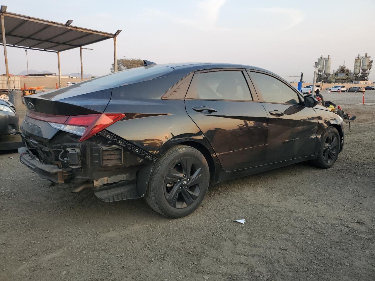 2022 Hyundai Elantra VIN KMHLM4AG9NU339209 Copart auction photo, all over damage thumbnail 3