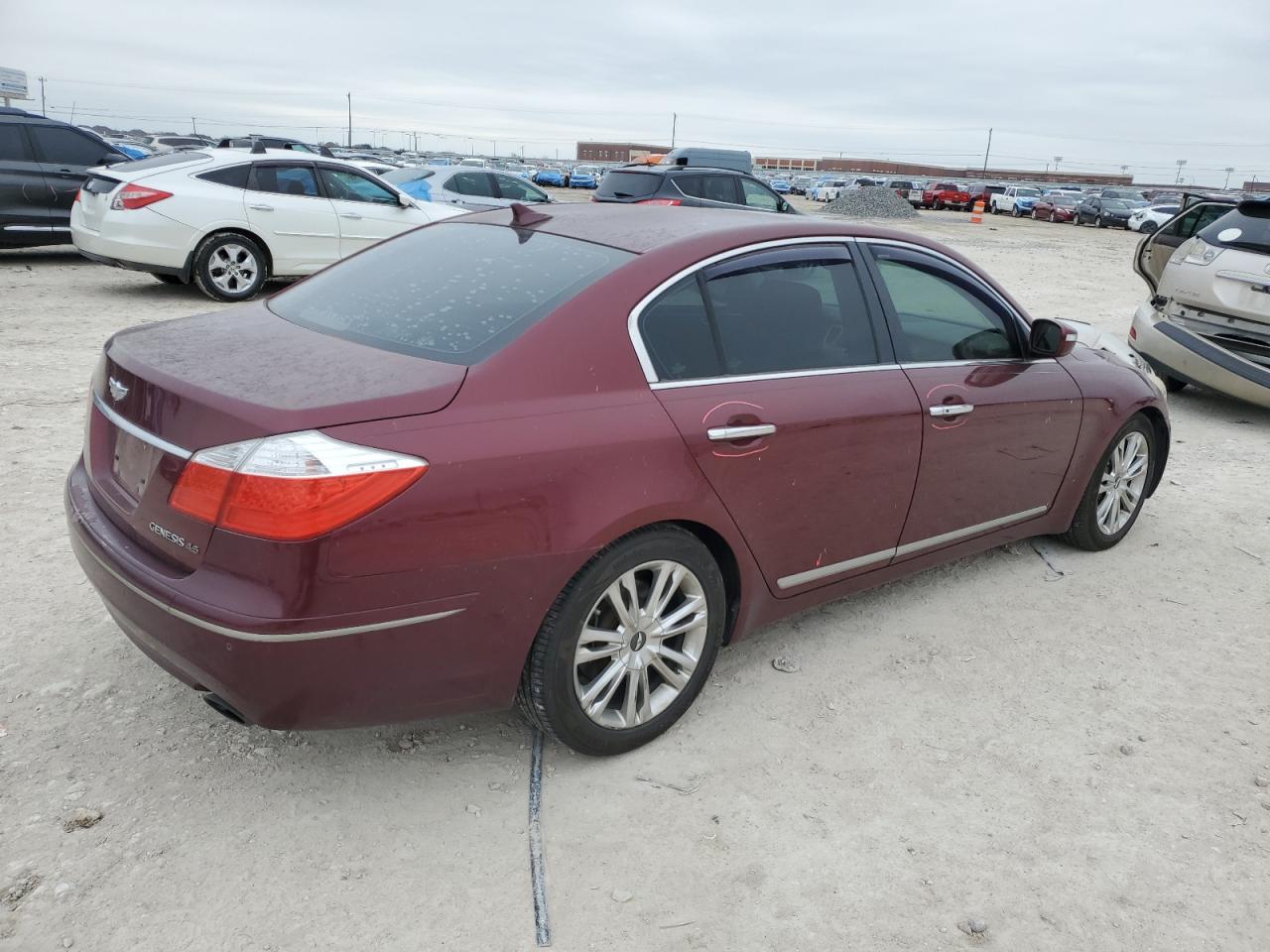 2010 Hyundai Genesis VIN KMHGC4DF3AU101521 Copart auction photo, front end damage thumbnail 3