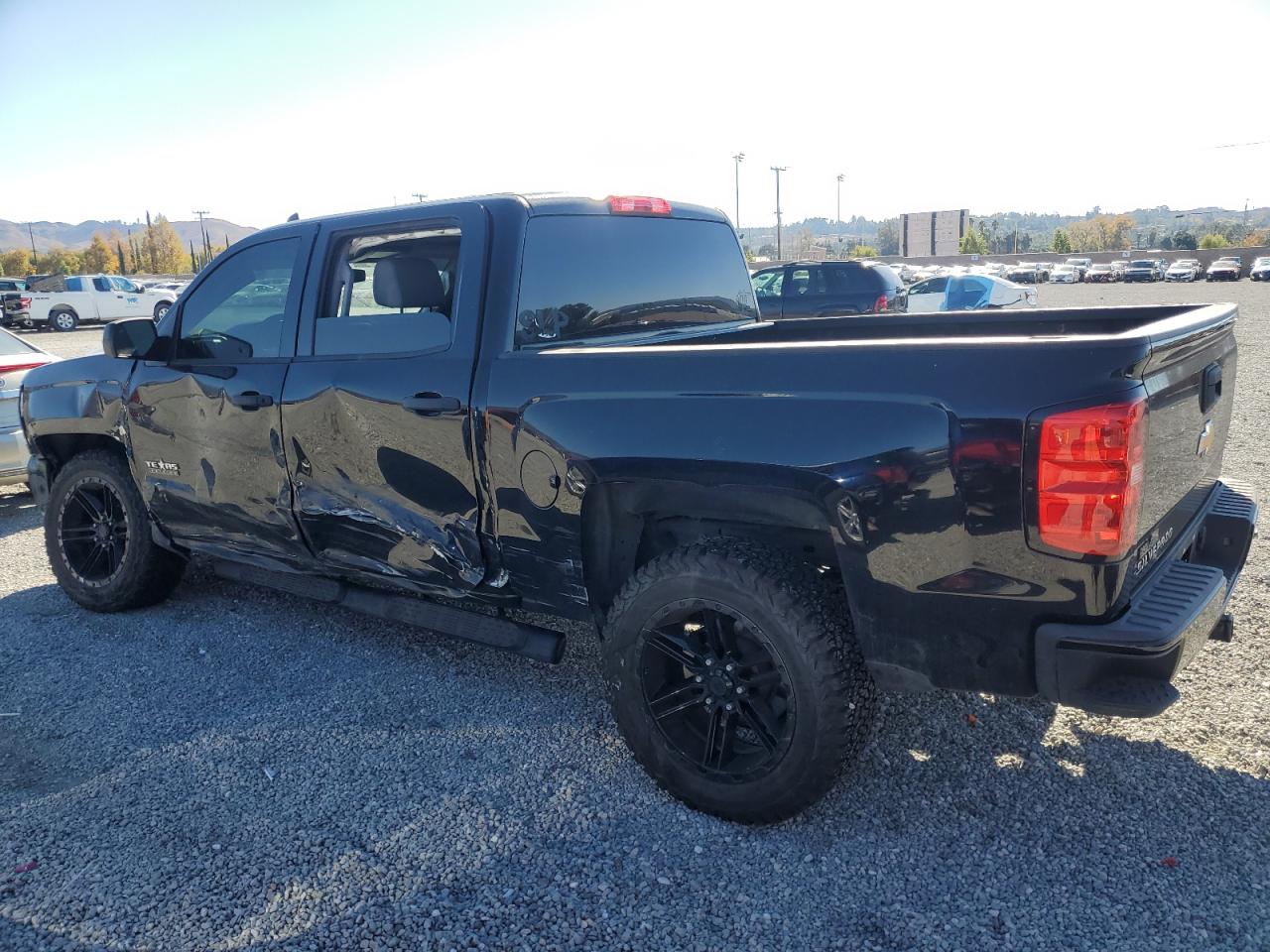 2018 Chevrolet Silverado VIN 3GCPCPEC5JG415555 Copart auction photo, all over damage thumbnail 2