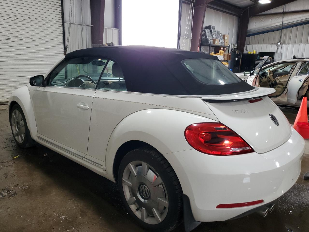 2014 Volkswagen Beetle VIN 3VW5P7AT3EM801803 Copart auction photo, front end damage thumbnail 2