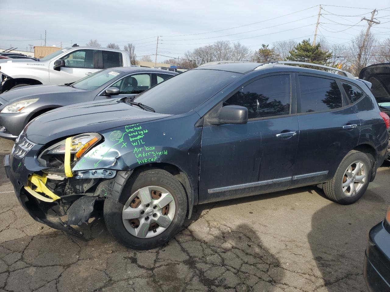 2014 Nissan Rogue VIN JN8AS5MV1EW709949