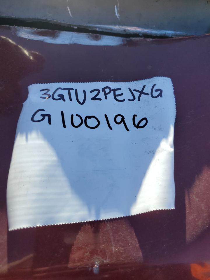 2016 GMC Sierra VIN 3GTU2PEJXGG100196 Copart auction photo, vandalism damage thumbnail 12