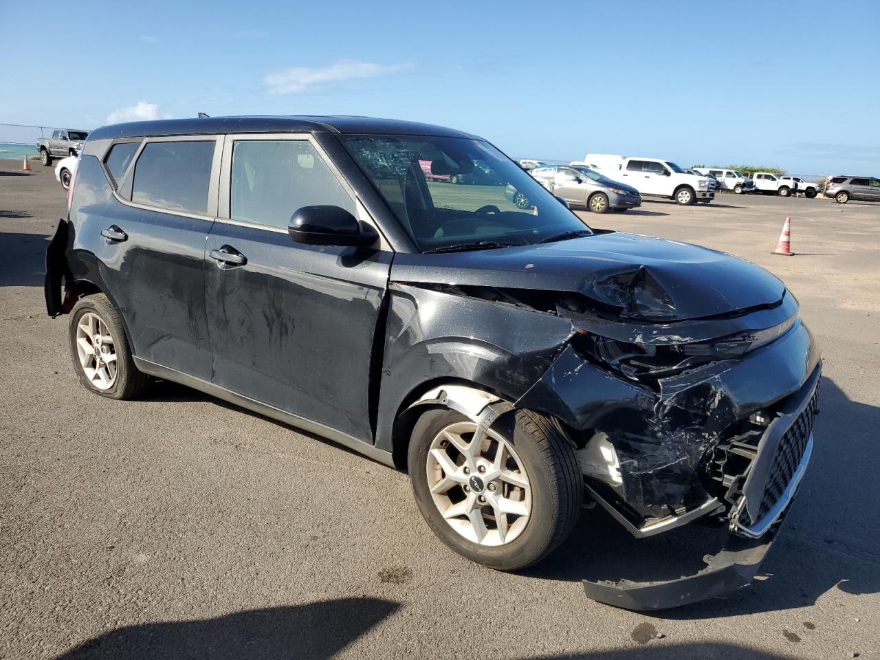 2023 KIA Soul VIN KNDJ23AU8P7838862 Copart auction photo, front end / rear end damage thumbnail 4