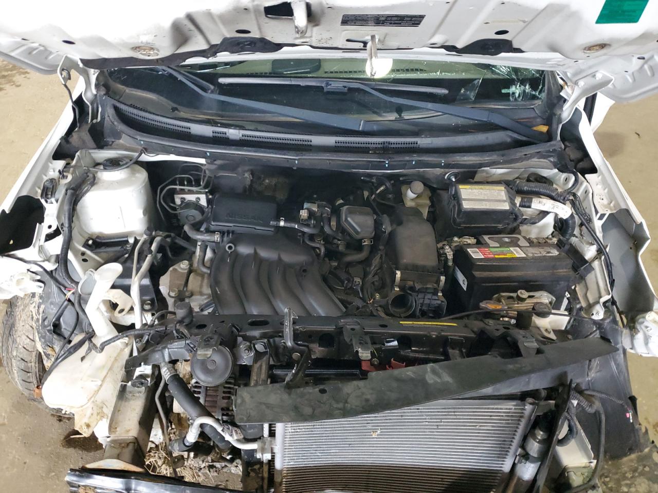 2016 Nissan Versa VIN 3N1CN7AP4GL822187 Copart auction photo, all over damage thumbnail 12