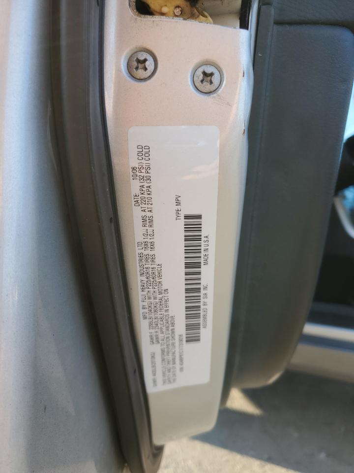 2007 Subaru Outback VIN 4S4BP61C177319016 Copart auction photo, front end damage thumbnail 12