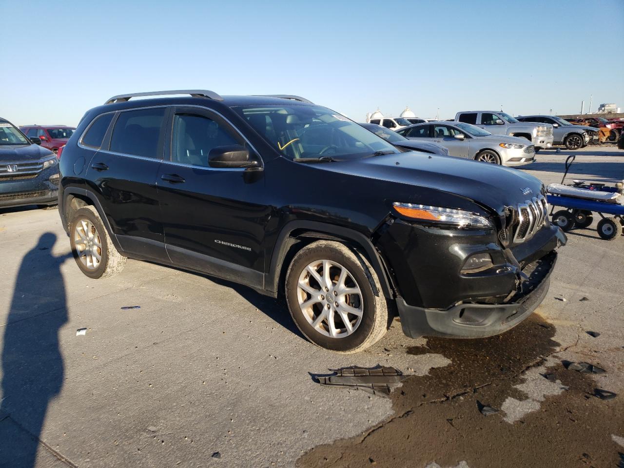 2015 Jeep Grand Cherokee VIN 1C4PJLCBXFW782856 Copart auction photo, front end damage thumbnail 4