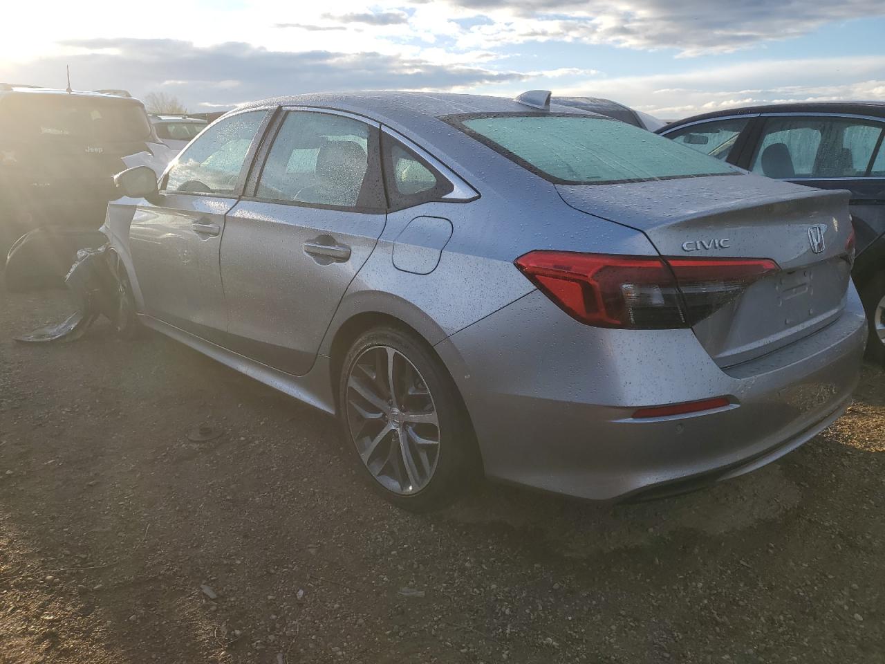 2023 Honda Civic VIN 2HGFE1F90PH321275 Copart auction photo, side / front end damage thumbnail 2
